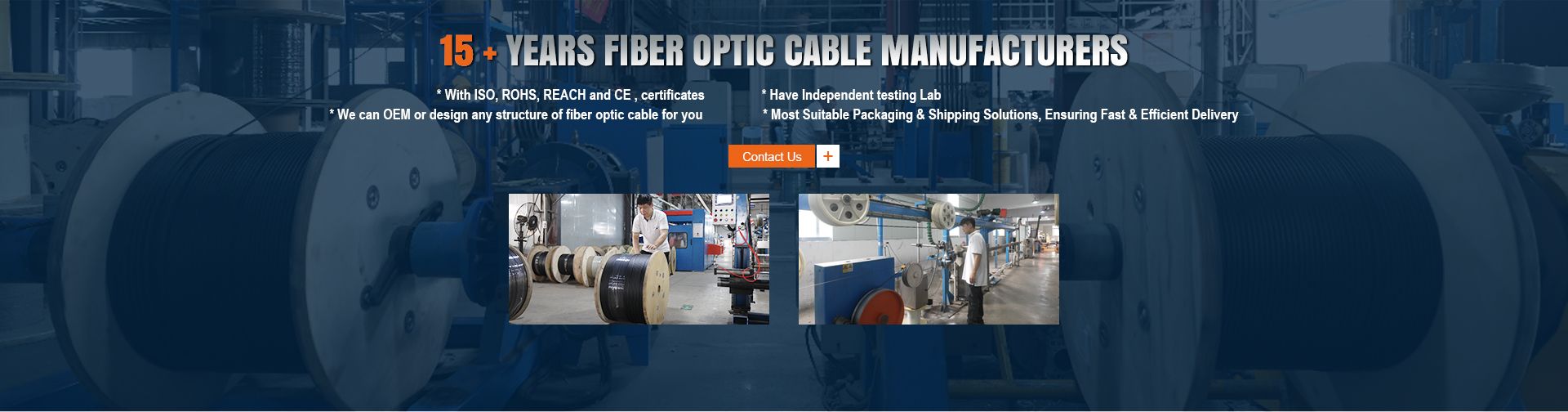 15+YEARS FIBER OPTIC CABLE MANUFACTURERS