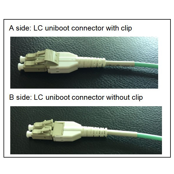 OM3 LC Uniboot Fiber Optic Patch Cord