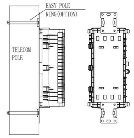 12-144 cores fiber distribution terminal box for FTTx network