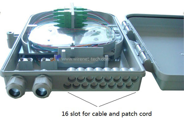 16 Core FTTH Outdoor OTB Weatherproof Fiber Optic Termination Box