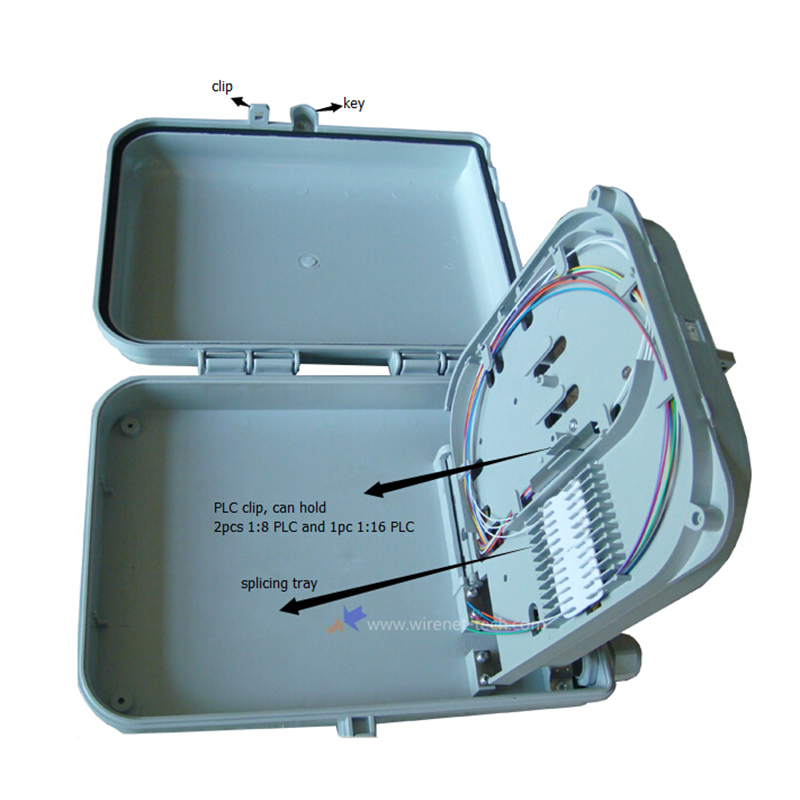 16 Core FTTH Outdoor OTB Weatherproof Fiber Optic Termination Box