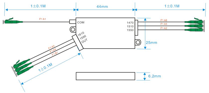 5 1CH CCWDM Module