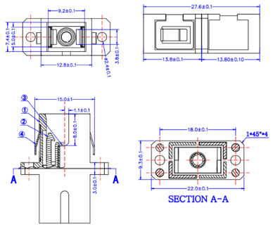 SC Fiber Optic Adapter