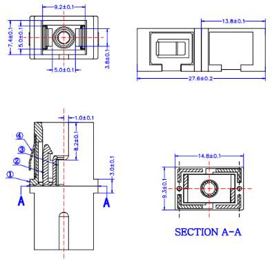 SC Fiber Optic Adapter