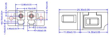 LC Fiber Optic Adapter