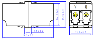 LC Fiber Optic Adapter