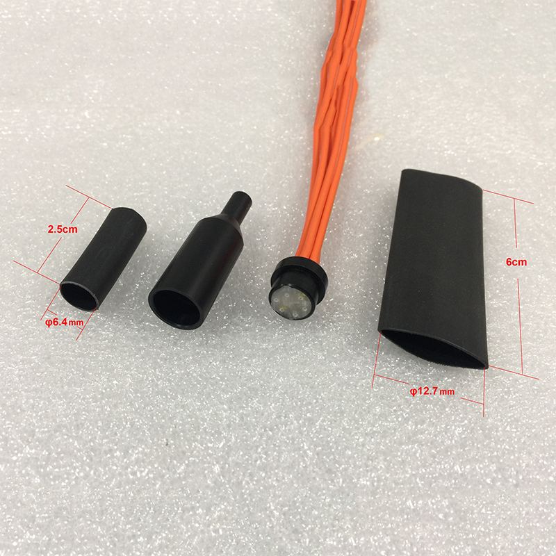 LSZH 6 12 24 core fiber optic cable fan out kit for 2.0mm and 3.0mm furcation