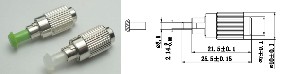 SC FC ST LC MU type single mode plug type Fiber optic Terminator