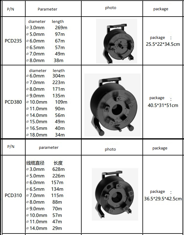 Handheld Portable deployable tactical fiber optic cable Reel Drum For Radio And TV