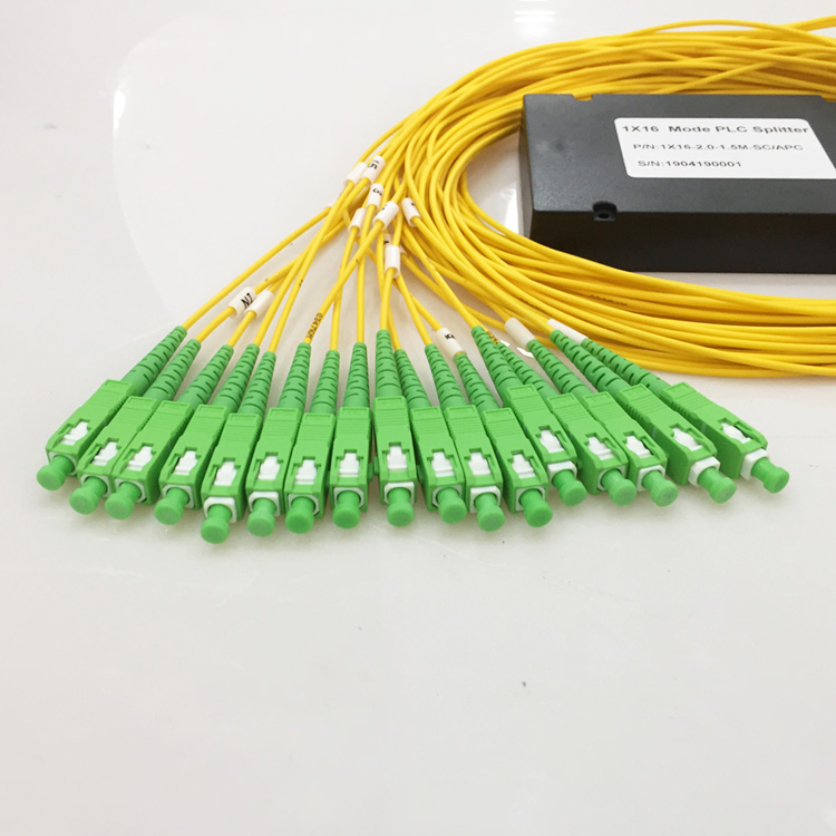 1x16 Mode PLC Splitter with SC APC Connector