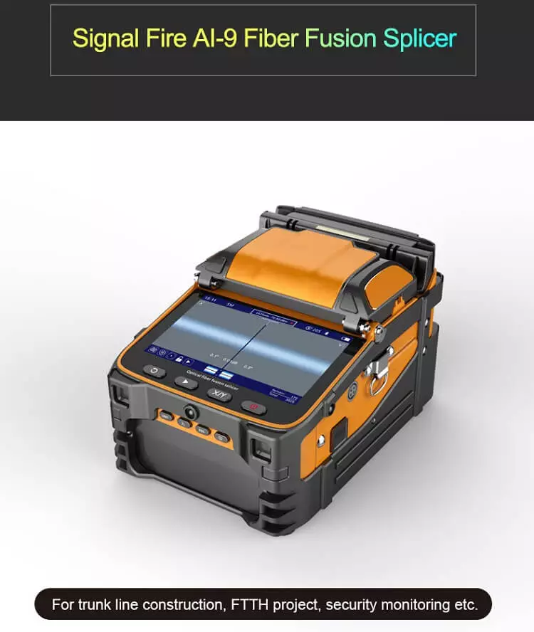 Ai-9 fiber optic splicing machine Fusion Splicer