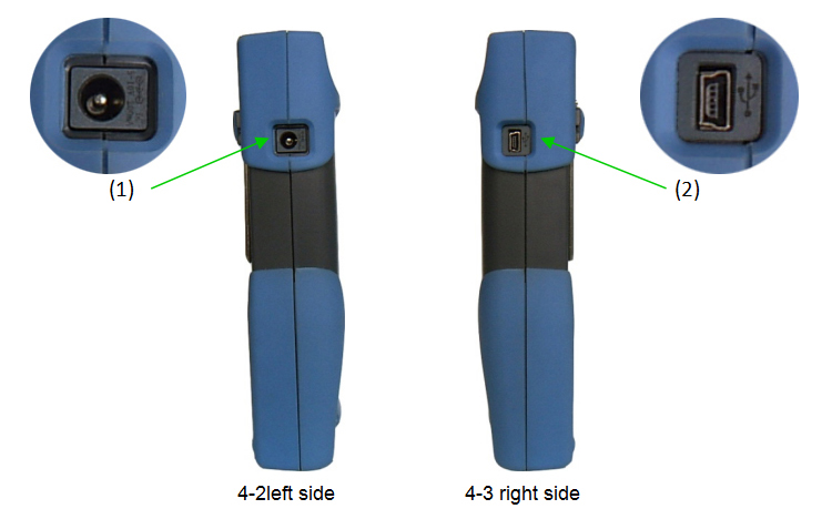 Handheld SM MM Automatic Wavelength Identification and Switching Fiber Optical Power Meters