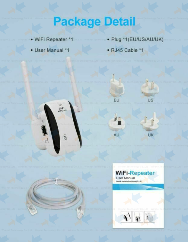 300Mpbs Signal Range Extender Booster Wireless WiFi Repeater