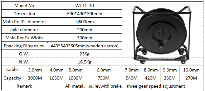 Outdoor TPU Pressure Fiber Optic Cable Reel Spool