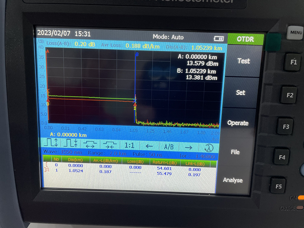 1310nm 1550nm SM MM Multi-function OTDR with VFL LS and OPM function