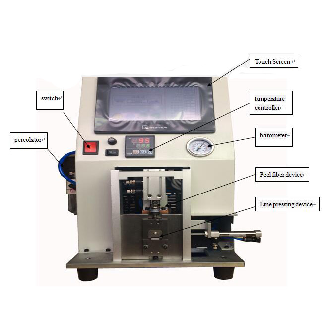 Automatic Fiber End Stripping Wire Cable Machine