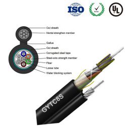 GYTC8S Armored Fiber Optic Cable