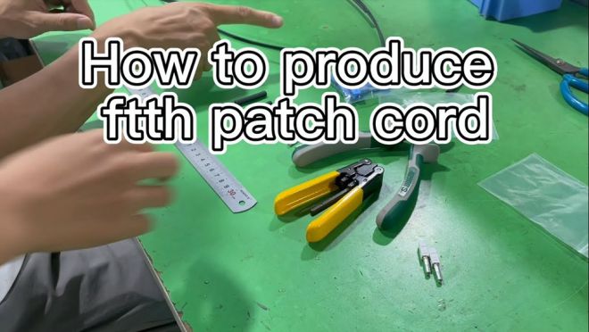 How to produce FTTH fiber optic patch cord