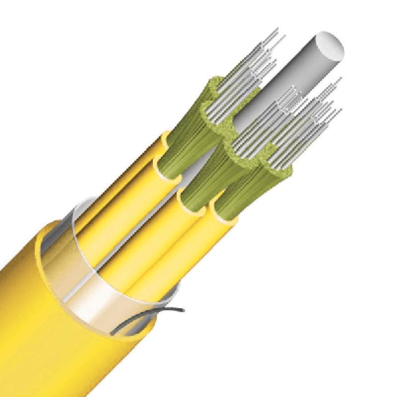 Dry Structure Indoor Fiber Optic Cable 144 fiber with 3.0mm Subunit