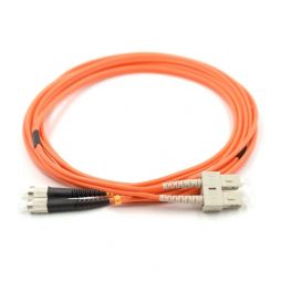 SC UPC to FC UPC 62.5/125μm Multimode Duplex OM1 Fiber Optic Patch Cable