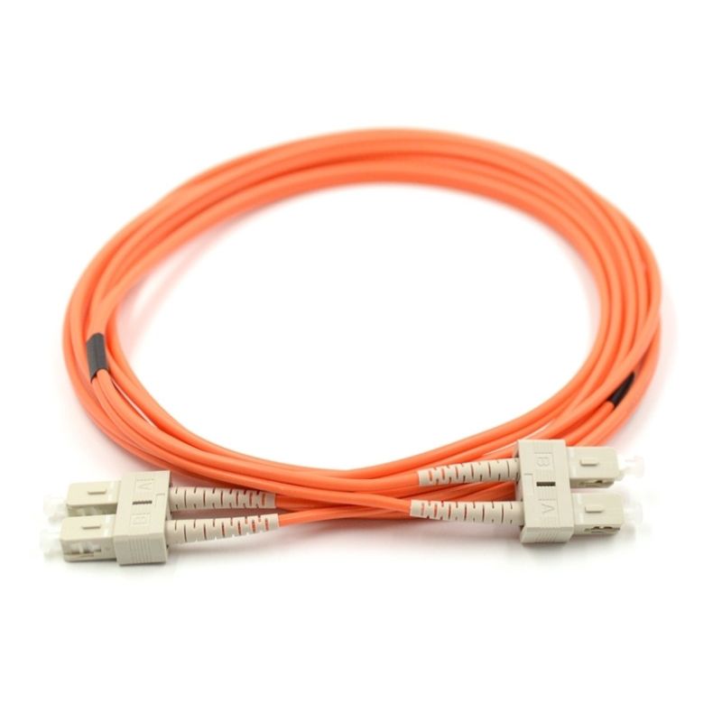 SC UPC to SC UPC 62.5/125μm Multimode Duplex OM1 Fiber Optic Patch Cable