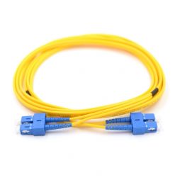 SC UPC to SC UPC 9/125μm Singlemode Duplex OS2 Fiber Optic Patch Cable