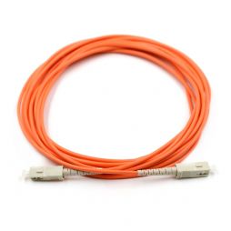 SC UPC to SC UPC 62.5/125μm Multimode Simplex OM1 Fiber Optic Patch Cable