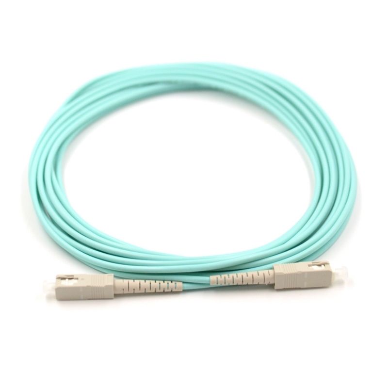 SC UPC to SC UPC 50/125μm Multimode Simplex OM3 Fiber Optic Patch Cable