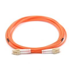 LC UPC to LC UPC 62.5/125μm OM1 Multimode Duplex Fiber Optic Patch Cable