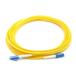 LC UPC to LC UPC 9/125μm OS2 Singlemode Simplex Fiber Optic Patch Cable