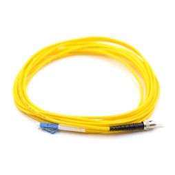 LC UPC to ST UPC 9/125μm OS2 Singlemode Simplex Fiber Optic Patch Cable