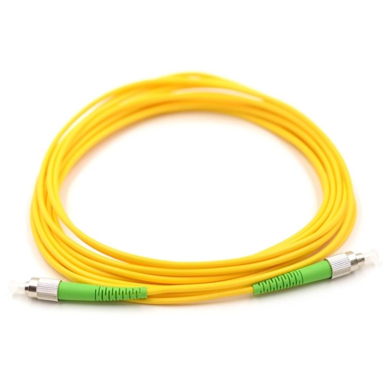 FC APC to FC APC 9/125um OS2 Singlemode Simplex Fiber Optic Patch Cable