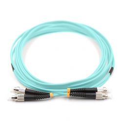 FC UPC to FC UPC 50/125μm OM3 Multimode Duplex Fiber Optic Patch Cable