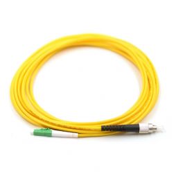 FC UPC to LC APC 9/125μm OS2 Singlemode Simplex Fiber Optic Patch Cable