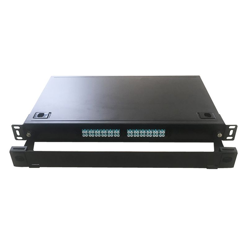 12 24 48 96 fiber High density MTP MPO Rack Mounted fiber optic patch panel