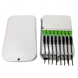 Indoor Wall Mount FTTH 8 port fiber optic ATB access terminal box For PLC Splitter