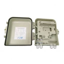 Waterproof IP65 FTTH FDB 24 core optical Fiber Distribution Box for Outdoor Indoor