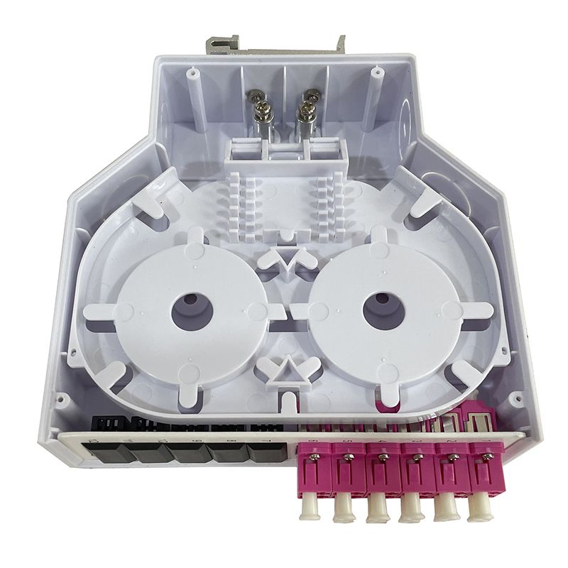 12 core Plastic DIN Rail fiber termination box