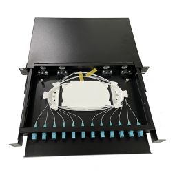 12 Port Rack Mounted Sliding Type Optical Fiber Patch Panel