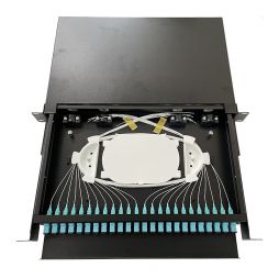 24 Port Rack Mounted Sliding Type Optical Fiber Patch Panel