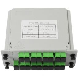 1x16 LGX PLC Splitter Fiber Optic splitter Cassette