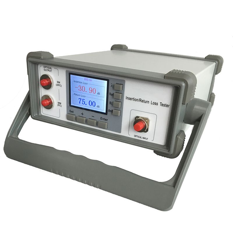 Table Top Insertion Loss and Return Loss Tester fiber optic patch cord testing machine