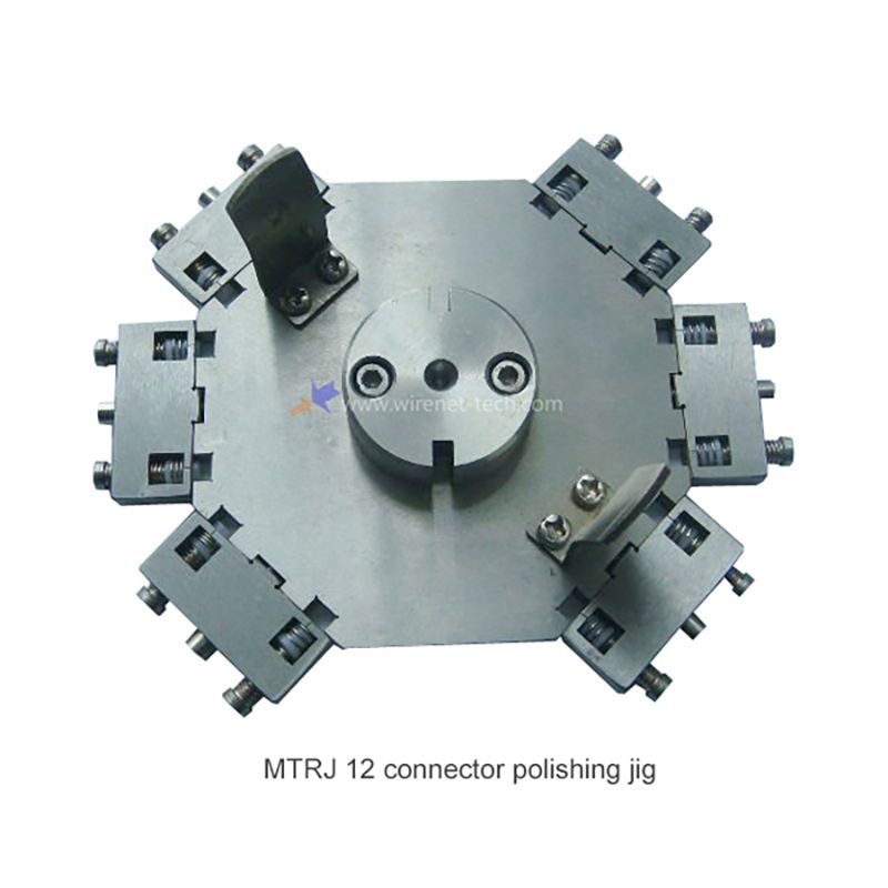 MTRJ Fiber Optic Polishing Jig for Central Pressure Polishing Machine