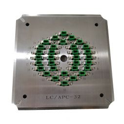 32 port LC APC Connector Fiber Optic Polishing Jig Polish fixture