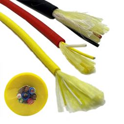 Copper Wire Power Optical Fiber Electric Hybrid Cable ROV tether zero buoyancy for Underwater Vehicle drone camera