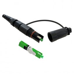 Corning Optitap SC APC Waterproof Fast Connector Pre-terminated Reinforced Fiber optic connector