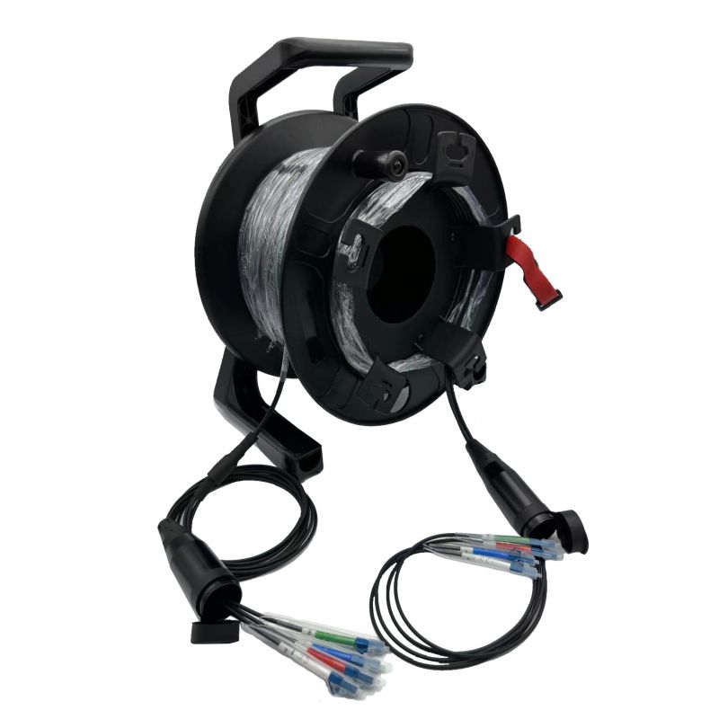 Sdi Military Tactical Optical Fiber Cable Reel For Radio And TV Broadcasting Equipment